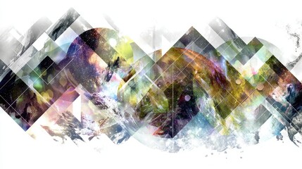 Abstract Colorful Space Design