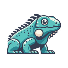 iguana illustration design