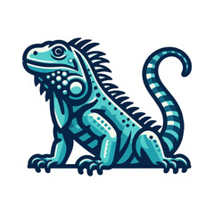 iguana illustration design