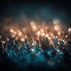 Abstract bokeh light patterns