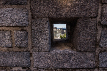 Seoul, South Korea &ndash; September.21.2025: Stone Fortress Wall at Naksan Park