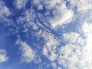 Obraz premium blue sky with clouds