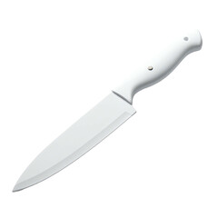 A white chef's knife