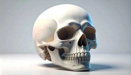 3D model of a skull