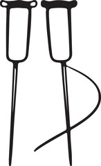 A two pin in shape  design