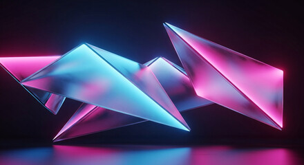 Glowing orbs & crystals illustration