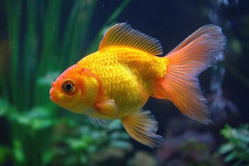 Fototapeta premium Goldfish in aquarium