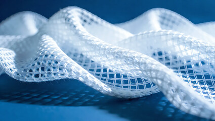 close up of a pair of blue slippers