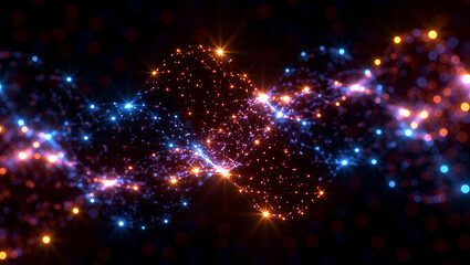 abstract background with stars