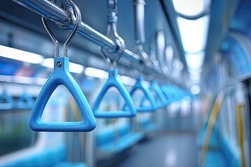 Interior of a modern train