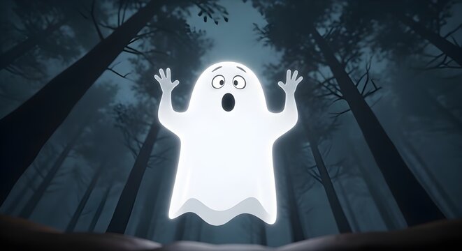 scary halloween ghost