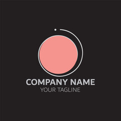 Elegant logo design featuring a circle and company name on