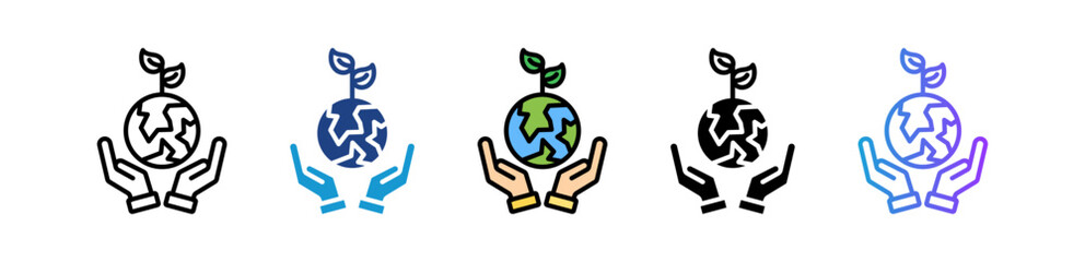 Nature Protection multiple icon