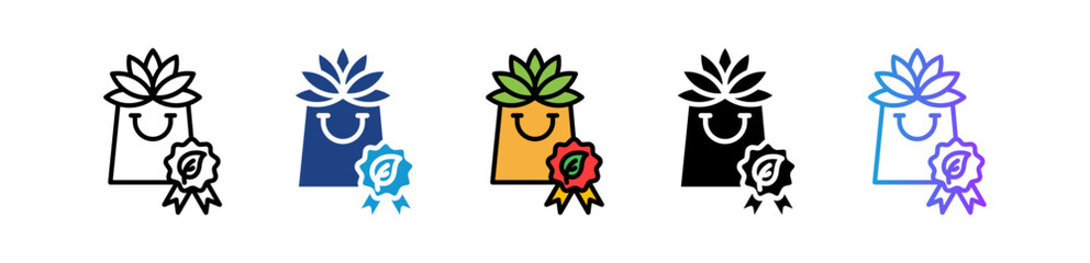 Organic Product multiple icon