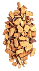 Dried wood chips