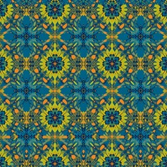 Fototapeta premium seamless pattern with floral pattern