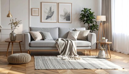 Obraz premium Cozy living room interior (2)