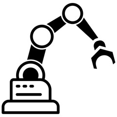 Industrial Robot mixed icon