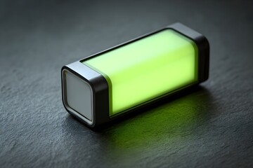 Power your devices efficiently: A green-lit lithium-ion rechargeable cell, offering superior performance and extended battery life.