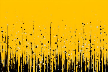 Unleash bold creativity: Abstract mustard paint drips and splashes, creating a powerful, expressive, and artistic statement.