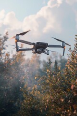 drone in flight