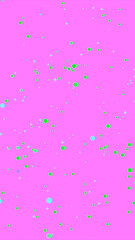 縦長サイズ 毒々しい、不気味な演出にぴったり！グリーンの妖しい光が舞うピンク背景壁紙