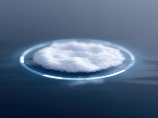 Cloud computing concept with ai technology symbolizing data storage and climate control in digital environment