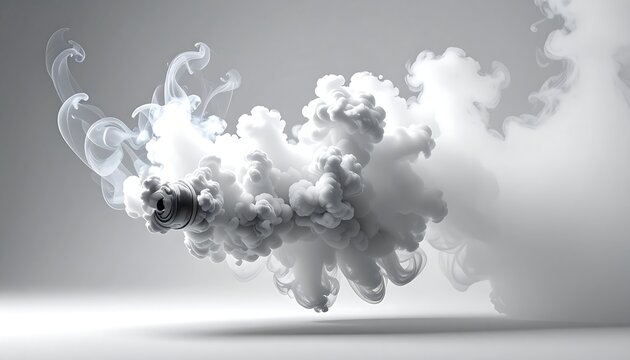 Abstract smoke cloud