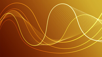 Futuristic Technology Background with Neon Lights and Dynamic Motion.