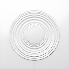 Obraz premium white circle background