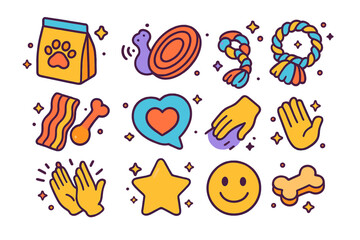 vector set of abstract symbols