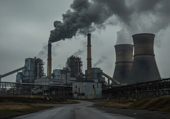 Industrial plant pollution