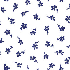 Abstract floral pattern perfect for textile design,
