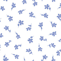 Abstract floral pattern perfect for textile design,