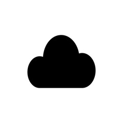 Cloud icon vector for web and mobile app. cloud sign and symbol
