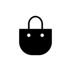 Shopping bag icon vector for web and mobile app. shopping sign and symbol