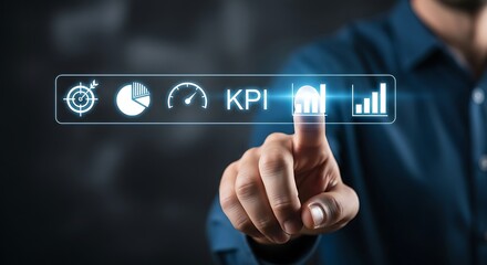 Business performance indicator interface technology