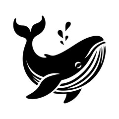 Whale Silhouette Vector