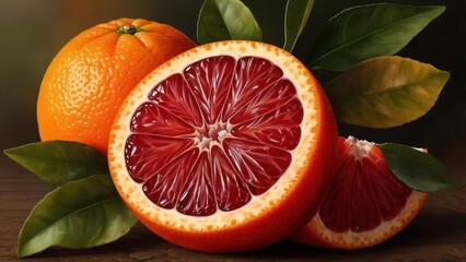Vibrant blood oranges offer a burst of citrus flavor, perfect for healthy recipes and refreshing drinks, bringing a touch of summer to your table