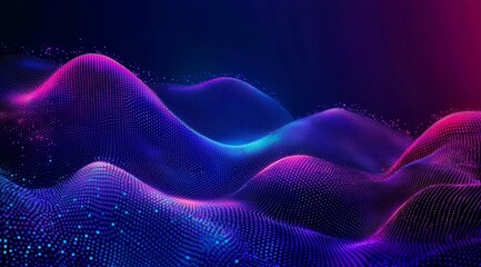 Fototapeta premium Abstract Technological Aesthetics with Particle Effects