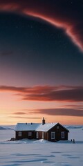 sunset over the ocean