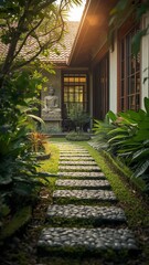old house in the garden