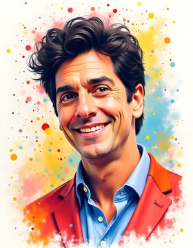 portrait of a handsome young man
