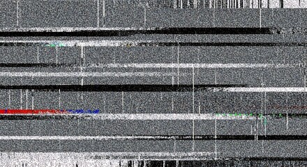 Static distortion grid: abstract visual texture showcasing digital interference and chaos, with horizontal lines and