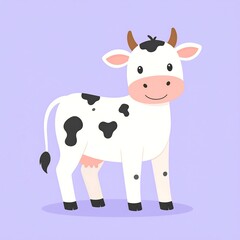 Cute cartoon cow (1)
