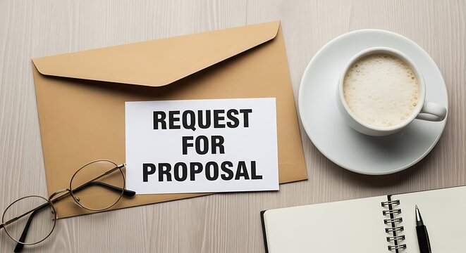 Request For Proposal Document on Desk