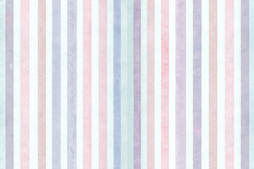 Watercolor stripe seamless pattern. Watercolour hand drawn striped texture on white background.
