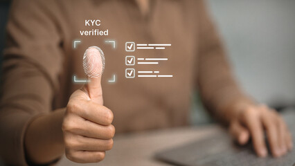 Biometric Fingerprint KYC Verification for Digital Identity