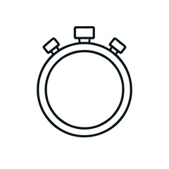 Sleek stopwatch icon symbolizing efficient time management, perfect for project deadlines, fitness goals, or tracking productivity with modern design.