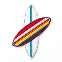 three surf boards